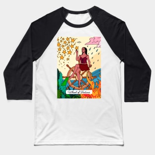 Tarot - Wheel of fortune Baseball T-Shirt